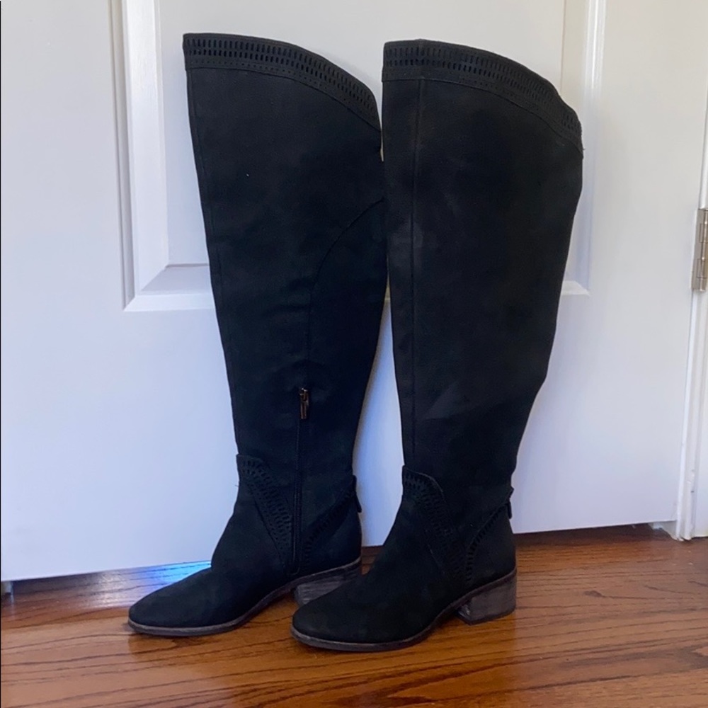 Vince Camuto Leather Knee High Boots Sz 6